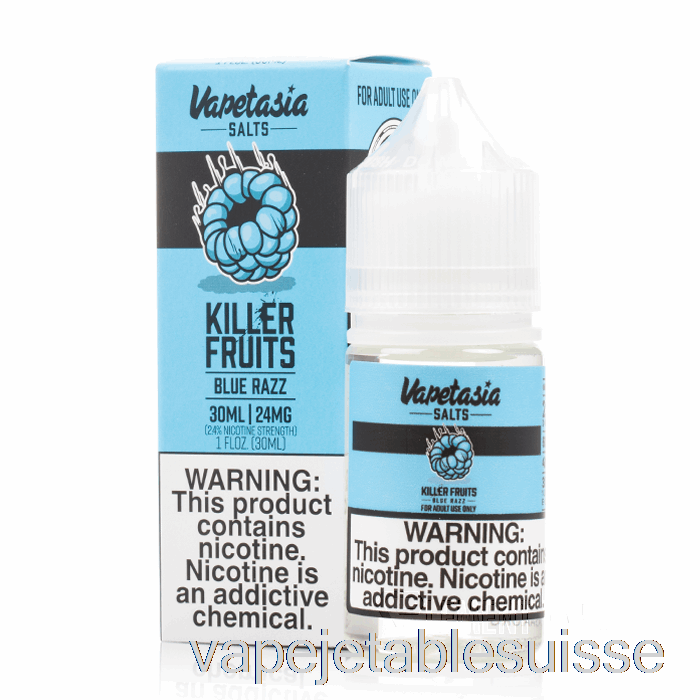 Vape Suisse Blue Razz - Sels De Vapetasia - 30ml 24mg